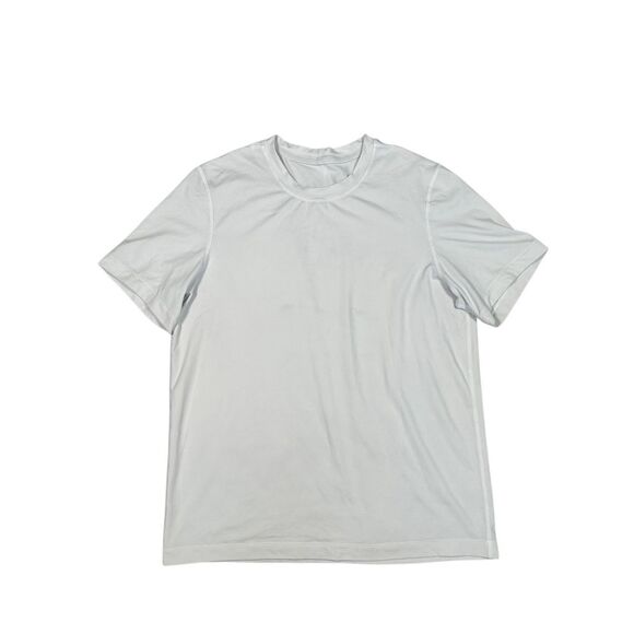 lululemon athletica Other - Lululemon Mens Short Sleeve T-Shirt Workout Gym Sweat Wicking White Crewneck M/L